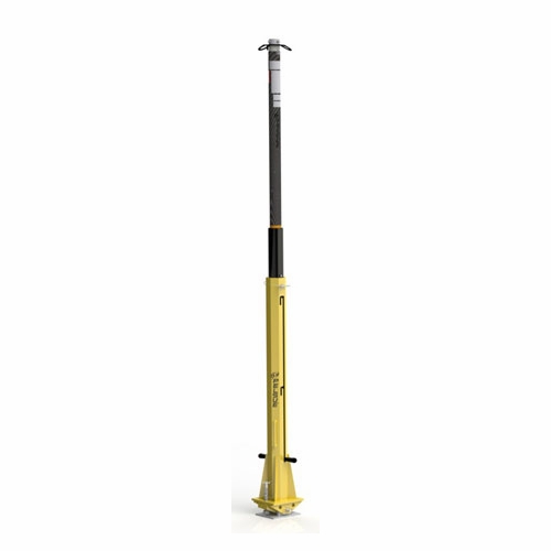 Pelsue Tfat-11A Fall Arrest Tower - Telescopic, Single Person Tie-Off, Aluminum, 7 Foot -11 Foot  He