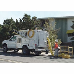 PELSUE U.G. TRUCK UNDERGROUND MAINTENANCE TRUCK - FIBERGLASS BODY, VENTILATION & HEAT, GENSET