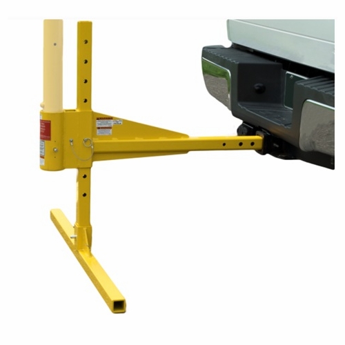 PELSUE VHS-A1 VEHICLE HITCH MOUNTING BRACKET/SLEEVE, PLATED STEEL, ALUMINUM LEG