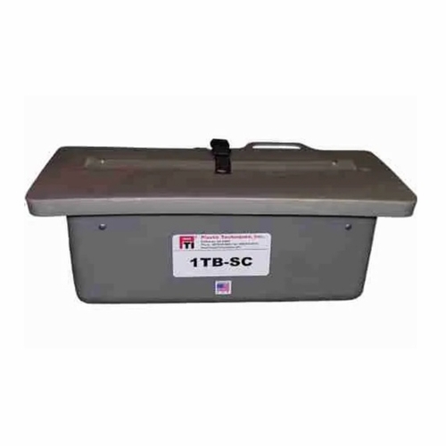 Plastic Techniques 1Tb-Sc Tool Tray With Slide On Cover 19 Inch X 8 Inch X 8 Inch