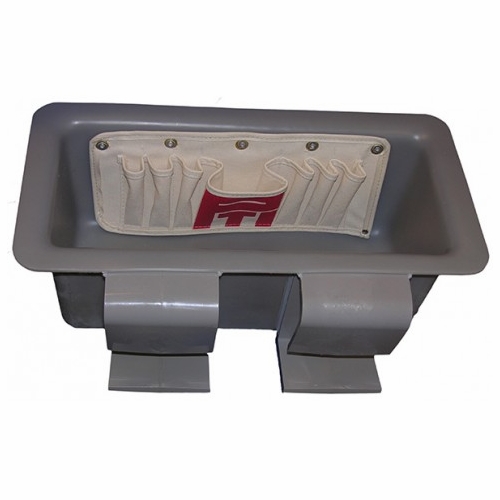 Plastic Techniques  1Tb-Tp7 Shallow Tool Tray With 7 Pocket Tool Pouch