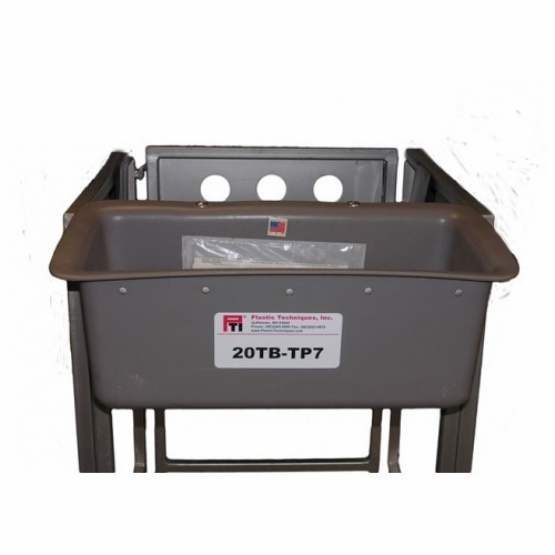 PLASTIC TECHNIQUES  20TB-TP7  Tool Tray for Steel Bucket w/7 Pocket Tool Pouch