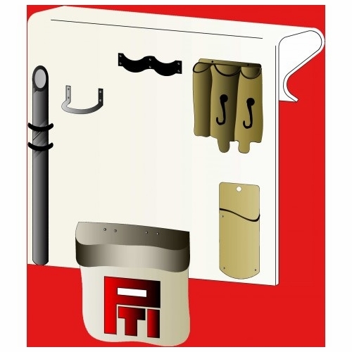 Plastic Techniques  210025 Tool Organizers To-2C With Metal Hammer Loop