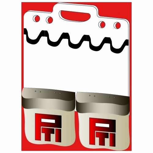 Plastic Techniques  210052 Tool Organizers To Flat Board, Loops And Two Canvas Bags