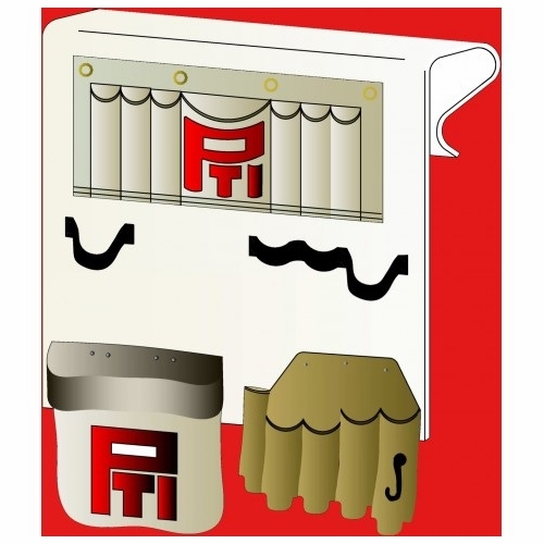 Plastic Techniques  210062 Tool Organizers To W/Tp7, Loops, Canvas, 5Pk Organizer