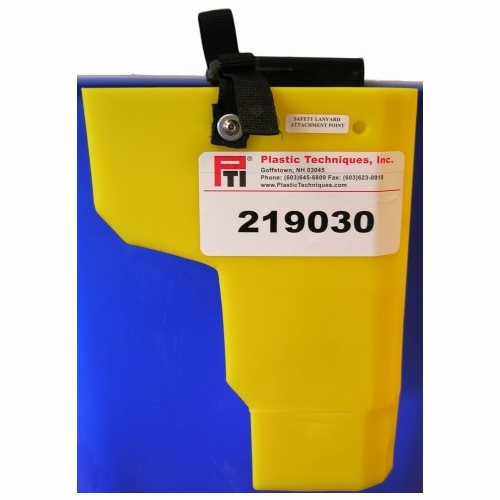 PLASTIC TECHNIQUES  219030 Impact Wrench Holsters & Tool Holders Burndy Tool Holder Long , Yellow