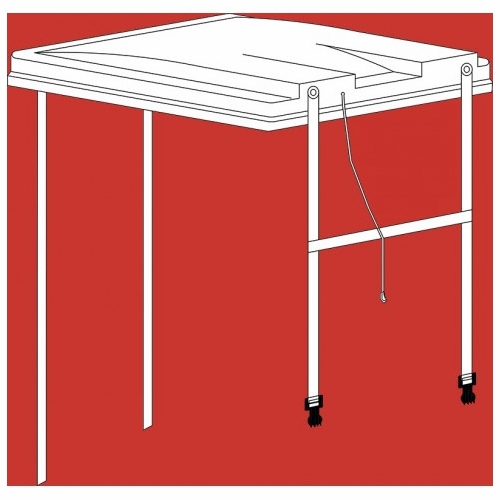PLASTIC TECHNIQUES 28L32 Tru-Fit Lid Rib Mounted Platforms with Straps