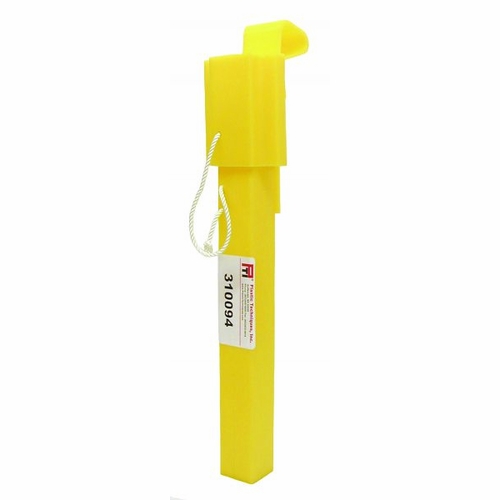 PLASTIC TECHNIQUES  310094 Hot Stick Hanging Rail & Tool Holder Hot Stick Holder Small Yellow, fits