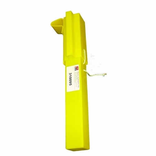 PLASTIC TECHNIQUES 310095 Hot Stick Hanging Rail & Tool Holder Hot Stick Holder Universal Yellow, f