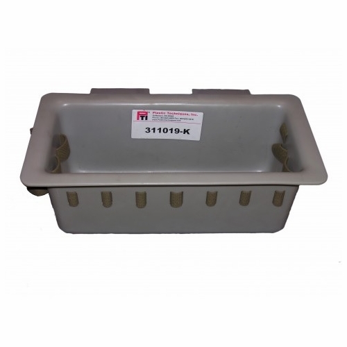 PLASTIC TECHNIQUES 311019-K 1Tb with webbed tool pouches with keyhole brackets