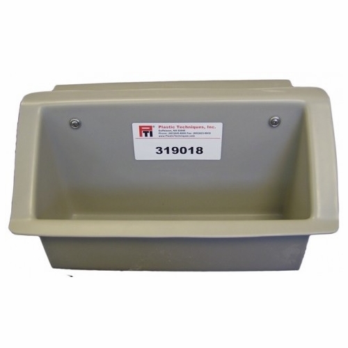 PLASTIC TECHNIQUES 319018 Short Narrow Tool Tray Inside Mount with 3 1/2 inch Clip
