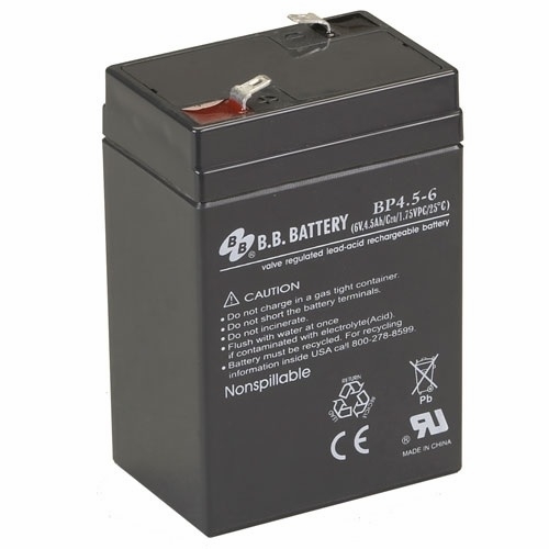 PLASTIC TECHNIQUES  44007 Vulcan Parts & Accessories Rechargeable Battery