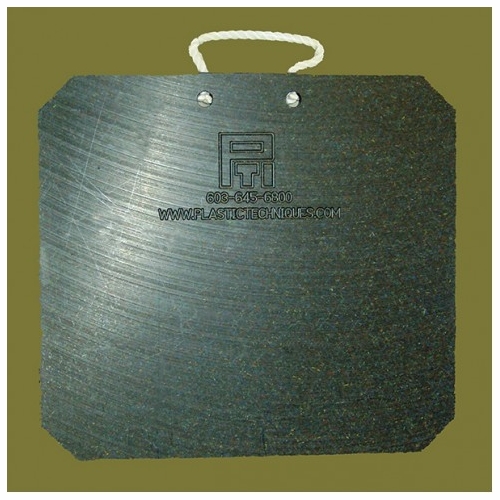 PLASTIC TECHNIQUES  519007 Outrigger Pads 36x36x1 inches with Rope Handle