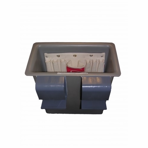 PLASTIC TECHNIQUES 5DTB-TP7 Deep Tool Tray with 7 Pockets