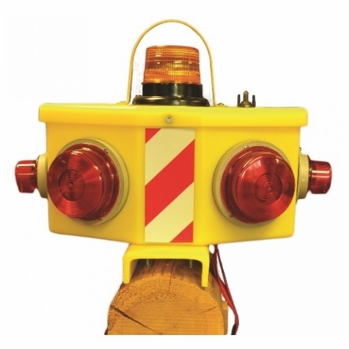 Plastic Techniques  611021P Pole Hauling Lights 12 Vlt, 5Lgts, 2 Stt, 2Smc,  1 Amber Beacon