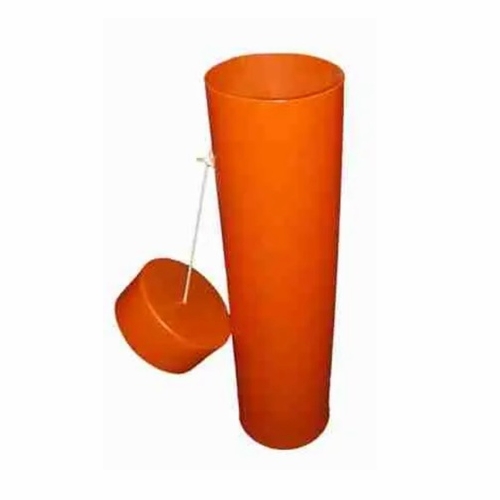 Plastic Techniques  Bc2-22O  23 Inch L X 10 Inch D Blanket Canister, Orange