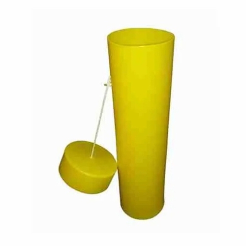 Plastic Techniques  Bc2-46Y  47 Inch L X 10 Inch D  Blanket Canister, Yellow