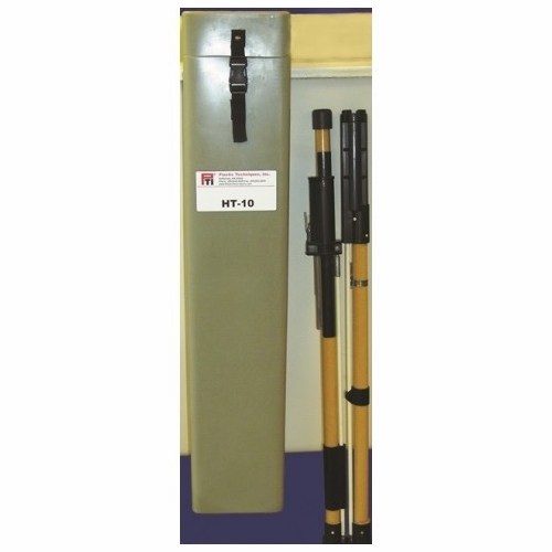 PLASTIC TECHNIQUES HT-10 Hot Stick Hanging Rail & Tool Holder Folding Shot Gun Stick Holder