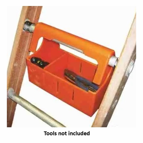 PLASTIC TECHNIQUES LRTS-O Tool Trays Ladder Rung tool Support Orange