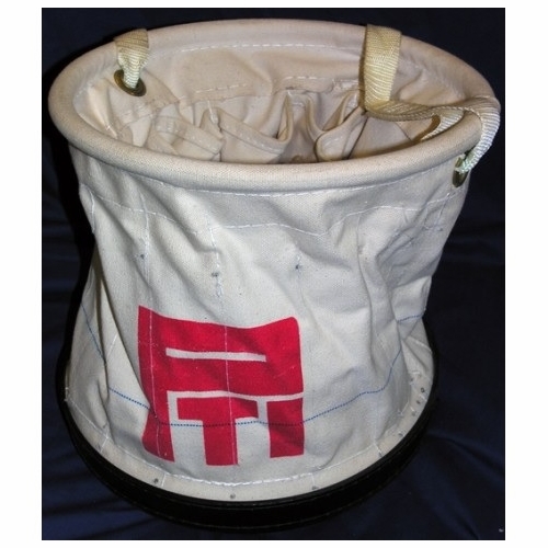 PLASTIC TECHNIQUES RTB14P Round Canvas Bag