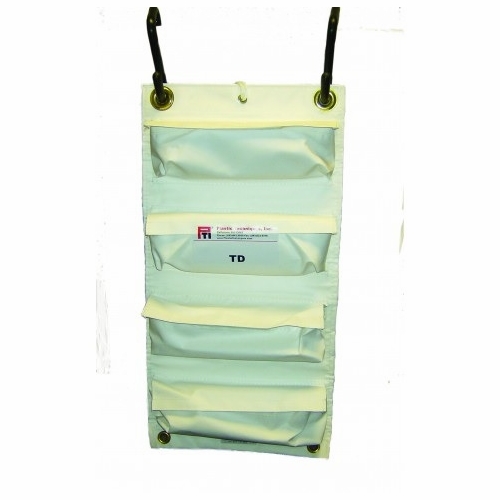PLASTIC TECHNIQUES TD 4 Pocket Tool Roll Vinyl Tool Roll