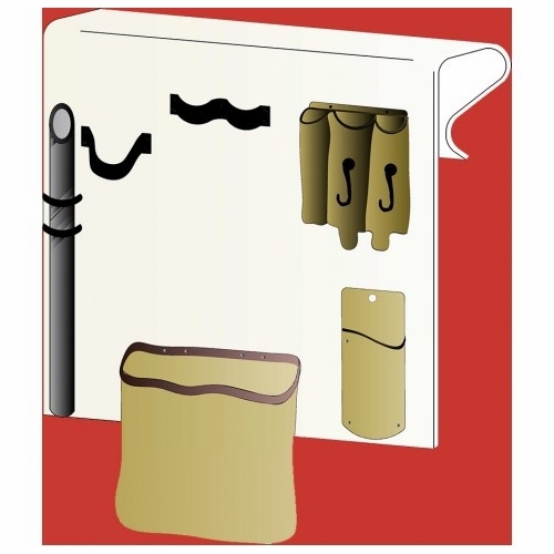 PLASTIC TECHNIQUES  TO-2 Tool Organizers with Bit Holder & Leather Tool Pouch