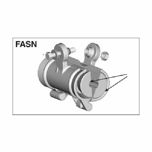 PLP 00070133 FAS/N INSERT HALF WITHOUT RODS.976-1.050 *ORDER MINIMUM*100