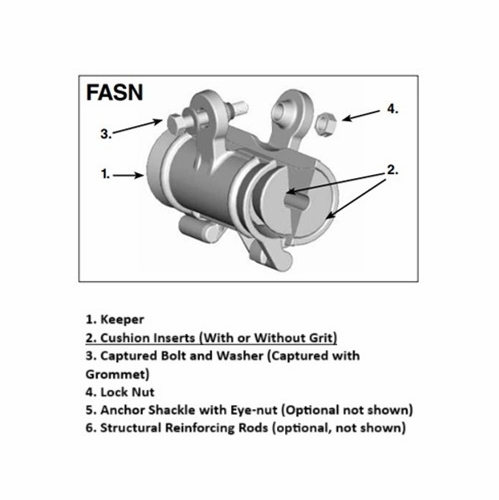 PLP 00070239 FAS(N) INSERT Without Rods 0.426 - 0.475 inches NEW