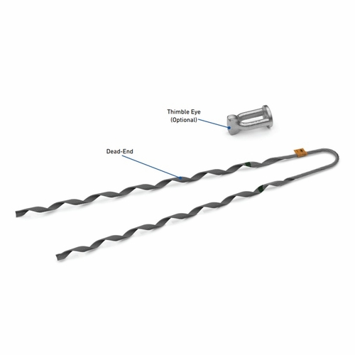 PLP 2875008TE LITE TENS DEAD-END ADSS WITH TE-5 .751-.820 *ORDER MINIMUM* 25 NEW