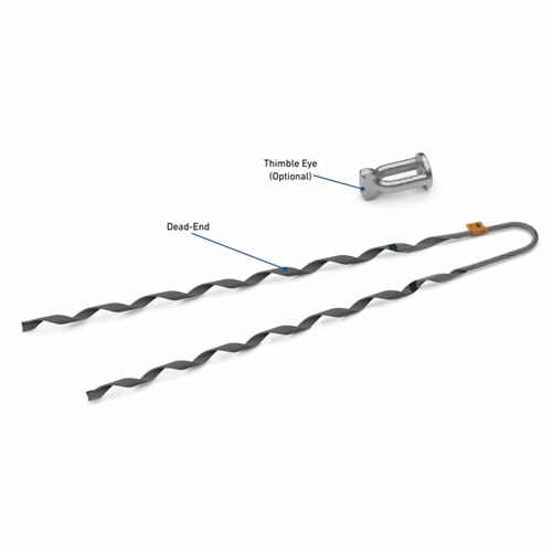 PLP 2875013TE LITE TENS DEAD-END ADSS WITH TE-5 .281-.309 *ORDER MINIMUM* 25