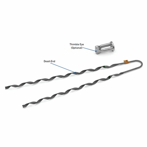 PLP 2875014TE LITE TENS DEAD-END ADSS WITH TE-5 .310-.341 *ORDER MINIMUM* 25