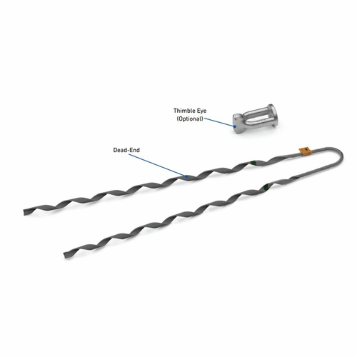 PLP 2875015TE LITE TENS DEAD-END ADSS WITH TE-5 .342-.374 *ORDER MINIMUM* 25