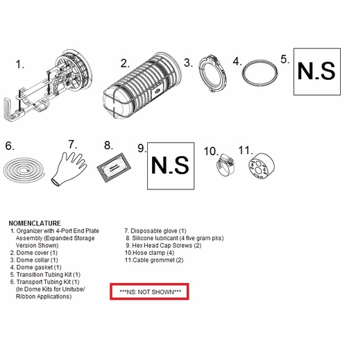 Plp 800012587 6.5X17 Coyote Dome With Transporter Tube Org