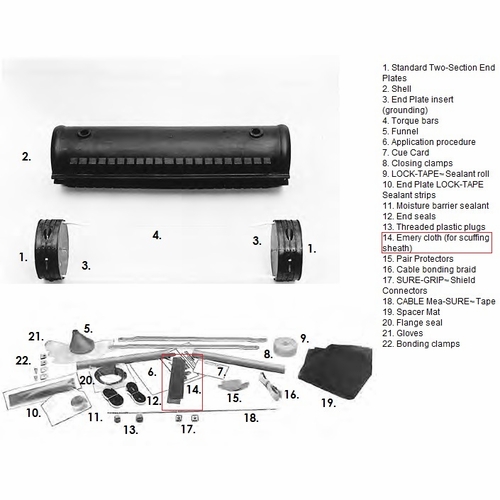 PLP 8000429 EMERY CLOTH FOR ENDPLATES (CONTAINS 24 IN 1 PACKAGE) SCUFF