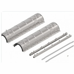 PLP 8003461 9.5 x 53 inches Armadillo Standard STAINLESS STEEL Shell Kit
