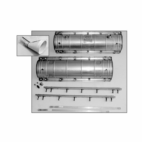 PLP 8006247 9.5X38 ARMADILLO Stainless Steel Shell Kit with Fill Flange