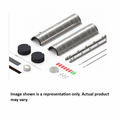 Plp 8006372 12.5 Inch X 28 Armadillo Splice Closure  With Air Flange / Fill Flange /End Plates