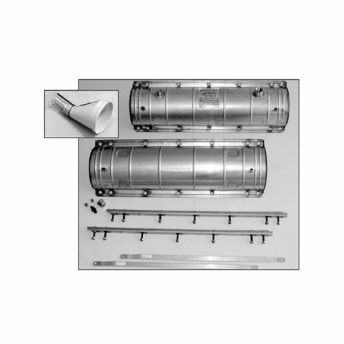 Plp 8006393 8X45 Armadillo  Stainless Steel Shell Kit With Fill Flange