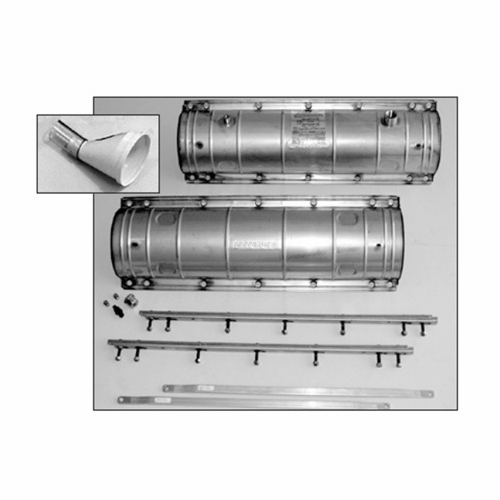 Plp 8006758 9.5X53 Armadillo  Stainless Steel Shell Kit With Fill Flange