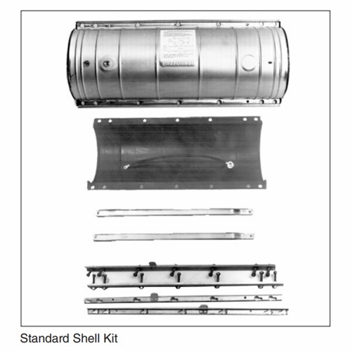 Plp 8006782 12.5X28 Armadillo Standard Stainless Steel Shell Kit