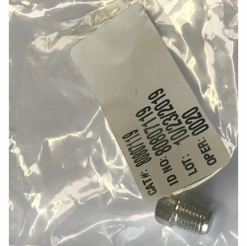 PLP 80807119 AIR FLANGE PLUG-BRASS (BAGGED)