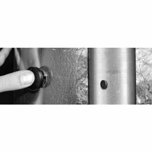 PLP PP-0875B 7/8 and 15/16 HOLE PLUG - BLACK *ORDER MINIMUM* 100