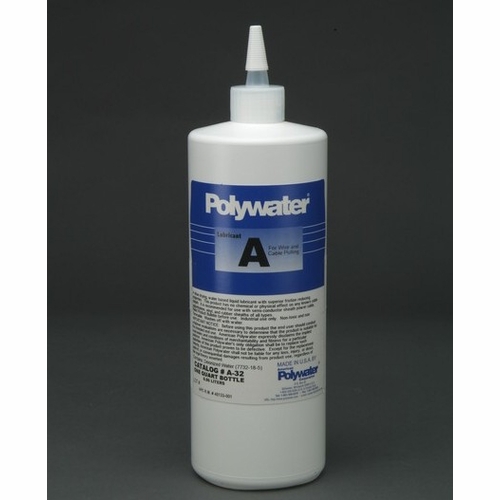POLYWATER A-32 Qt Squeeze Bottle Polywater Lubricant A 02786800010 Case OF 12