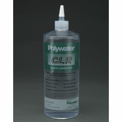 POLYWATER CLR-35 Qt Sqz Bottle Polywater Lubricant CLR 02786806500 Case OF 12