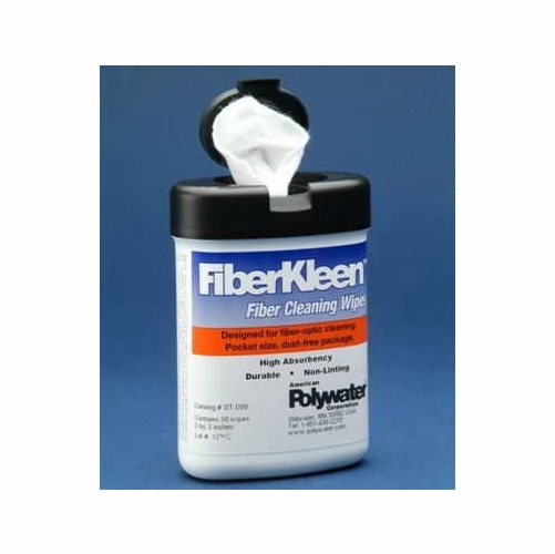 POLYWATER DT-D50 50-Count FiberKleen Dry Towel Canister 02786801120 Case OF 8