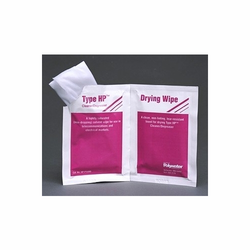 POLYWATER HP-P158ID Type HP Wet/Dry Wipe Tandem Pack 02786800795 Case OF 144