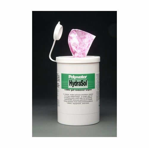 POLYWATER HS-D72 72-Count HydraSol Wipe Canister 02786800585 CaseOF 6