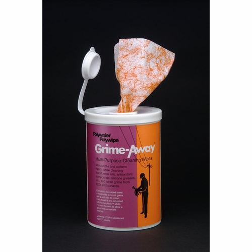 POLYWATER HTC-1 Grime-Away Saturated Wipe 02786805705 Case of 144