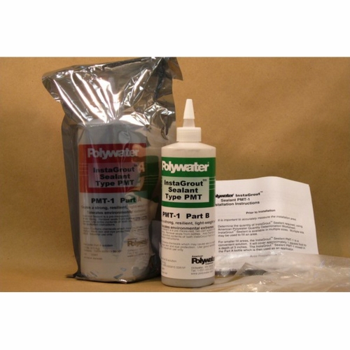 POLYWATER PMT-1 InstaGrout Sealant Barrier Kit for 1 Square Foot 02786807400 Case OF 2