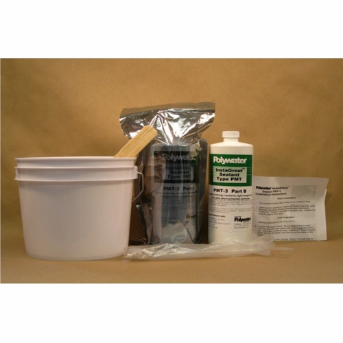 POLYWATER PMT-3 InstaGrout Sealant Barrier Kit for 3 Square Feet 02786807410 SOLD PER EACH